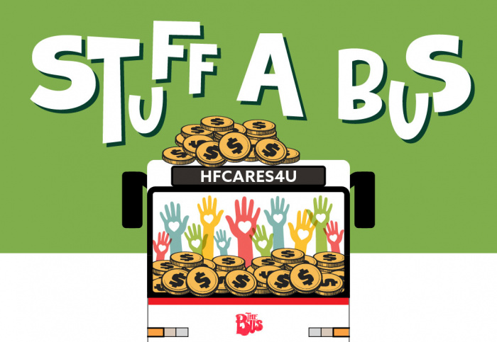 Stuff A Bus with HFCARES4U logo
