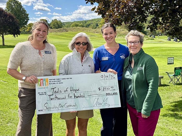 Golf classic check photo