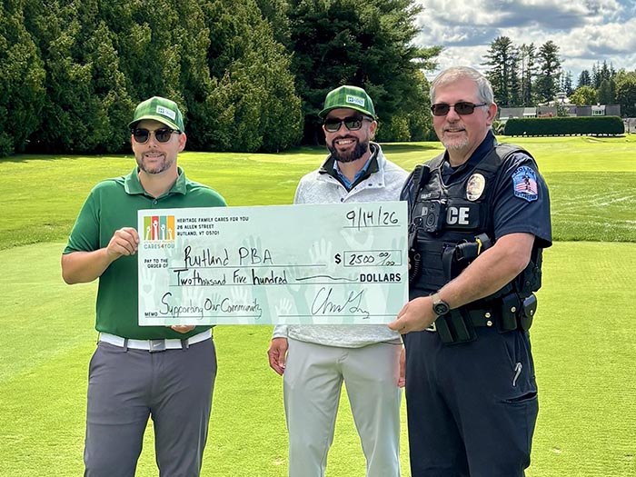 Golf Classic Check Presentation