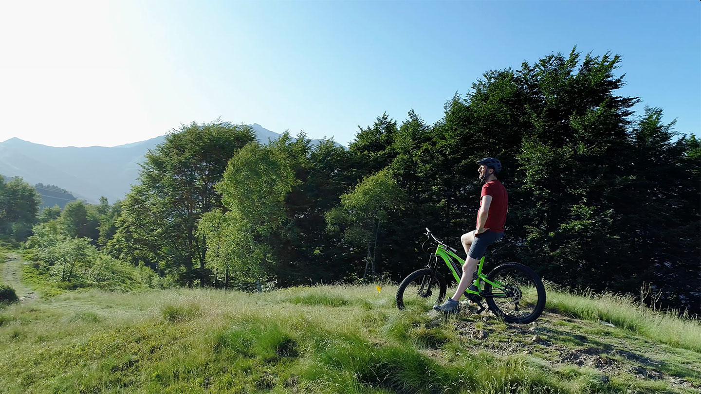 Man on bike